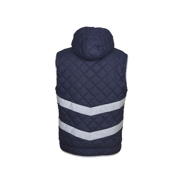 Yoko Unisex Vuxna Hi Vis Kensington Hooded Gilet för vuxna