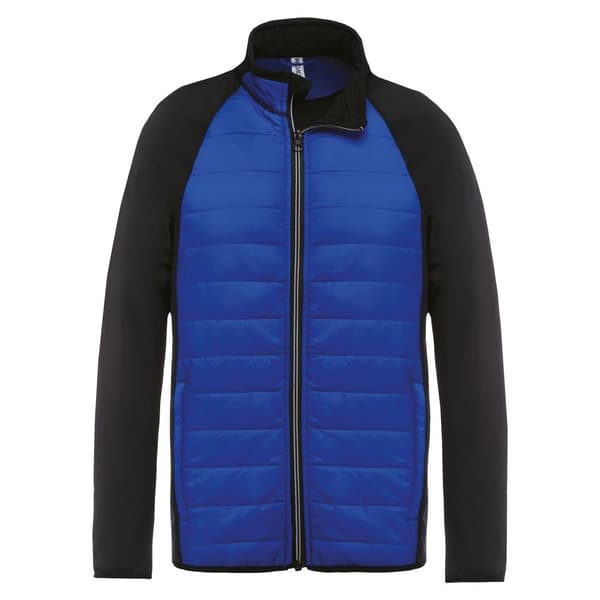Kariban Proact Sportjakke til mænd i dobbelt stof Dark Royal/ Black S
