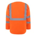 Miniatyrbild 2 av 4: Yoko Mens Executive Hi-Vis långärmad säkerhetsväst med lång ärm för män
