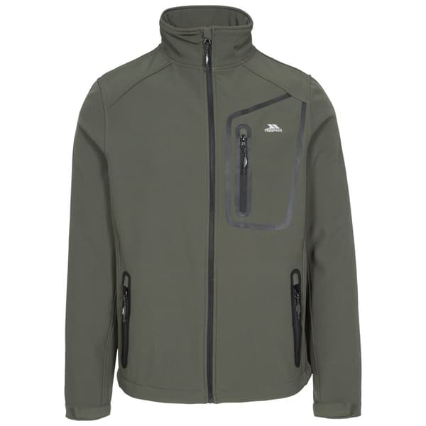 Trespass Mens Hotham Softshell Jacket Olive S