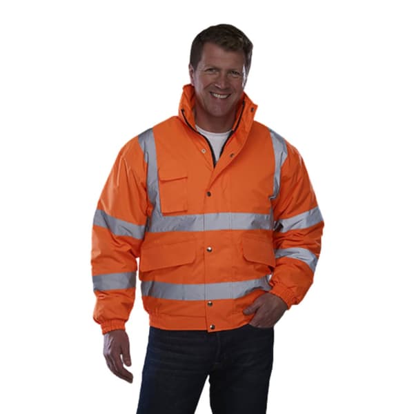 Yoko Mens Hi-Vis Bomber Jacket (Pack of 2)
