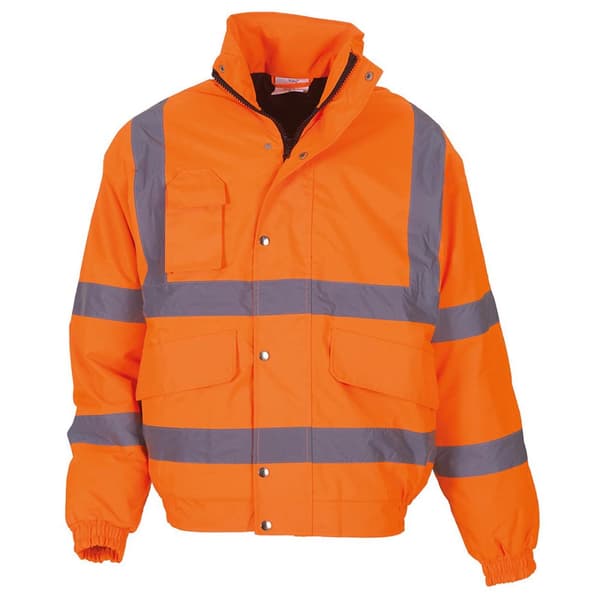 Yoko Mens Hi-Vis Bomber Jacket (Pack of 2)