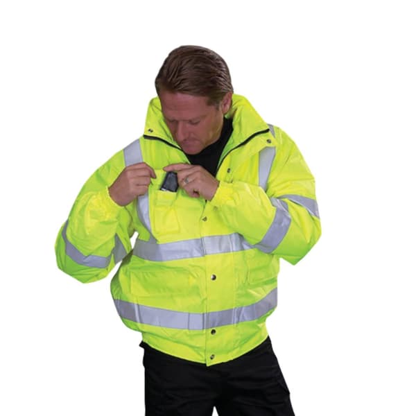 Yoko Mens Hi-Vis Bomber Jacket (Pack of 2)
