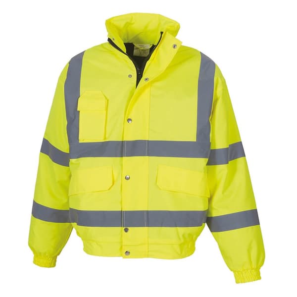Yoko Mens Hi-Vis Bomber Jacket (Pack of 2)