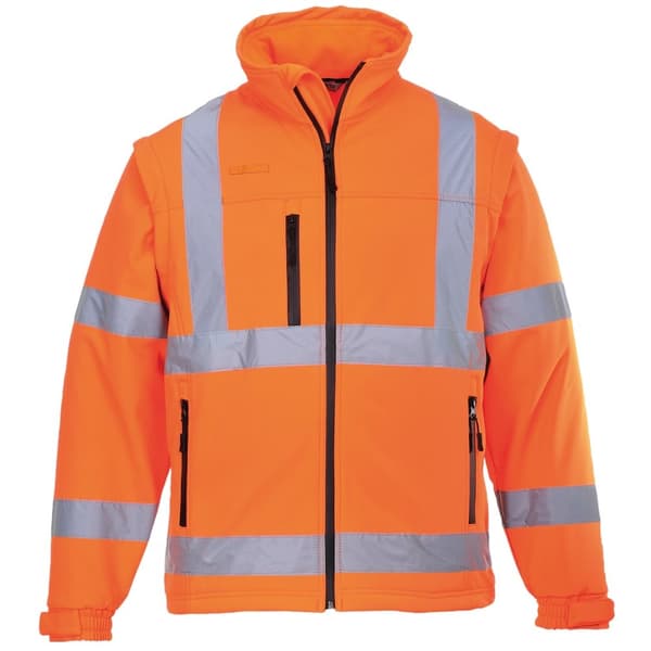 Portwest Unisex Hi-Vis Safety Softshell Jacket