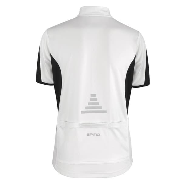 Spiro Mens Bikewear / Cycling 1/4 Zip Cool-Dry Performance Fleece Top / Light Jacket