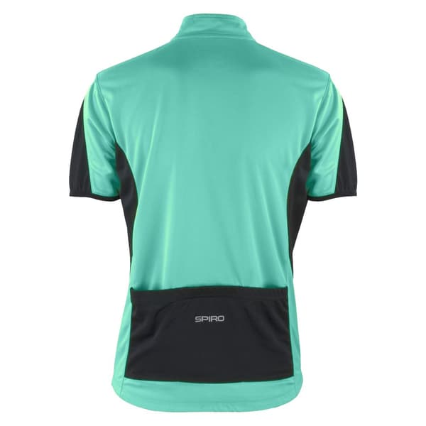 Spiro Mens Bikewear / Cycling 1/4 Zip Cool-Dry Performance Fleece Top / Light Jacket