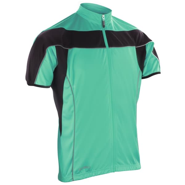 Spiro Mens Bikewear / Cycling 1/4 Zip Cool-Dry Performance Fleece Top / Light Jacket