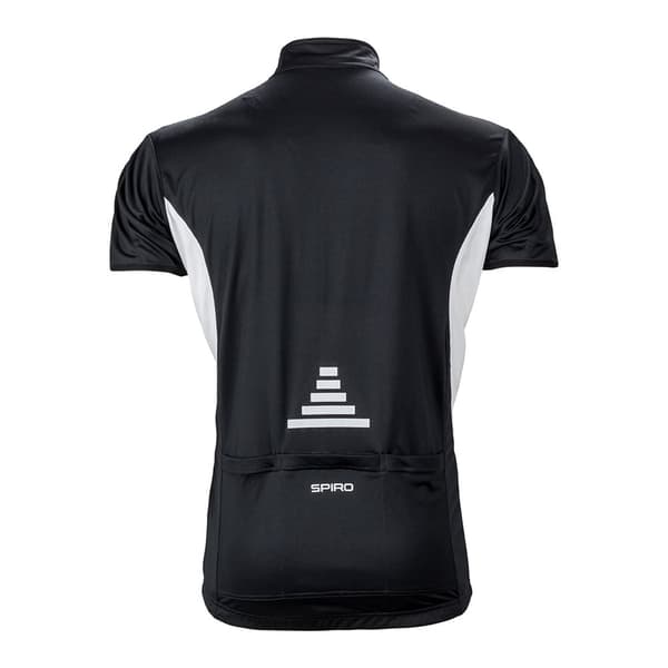 Spiro Mens Bikewear / Cycling 1/4 Zip Cool-Dry Performance Fleece Top / Light Jacket
