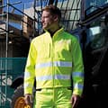 Pikkukuva 2 / 4: Result Core Mens High-Visibility Winter Blouson Softshell Jacket (Water Resistant & Windproof)