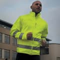 Pikkukuva 4 / 4: Result Core Mens High-Visibility Winter Blouson Softshell Jacket (Water Resistant & Windproof)