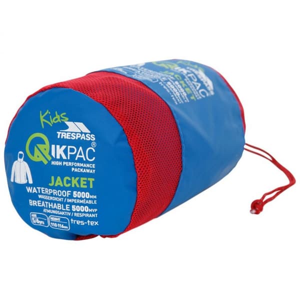 Trespass Childrens/Kids Qikpac X Unisex Packaway Jacket