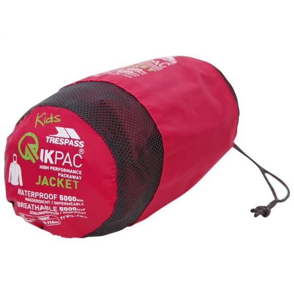 Trespass Childrens/Kids Qikpac X Unisex Packaway Jacket