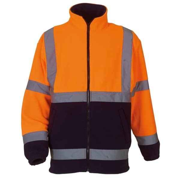 Yoko Herre Hi Vis Heavyweight Fleece Jacket (pakke med 2)