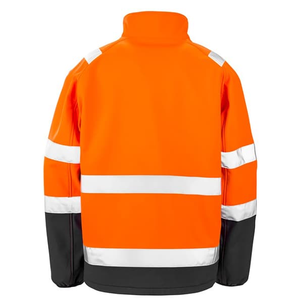 Result Safeguard Softshell-jakke til mænd med printbar sikkerhed