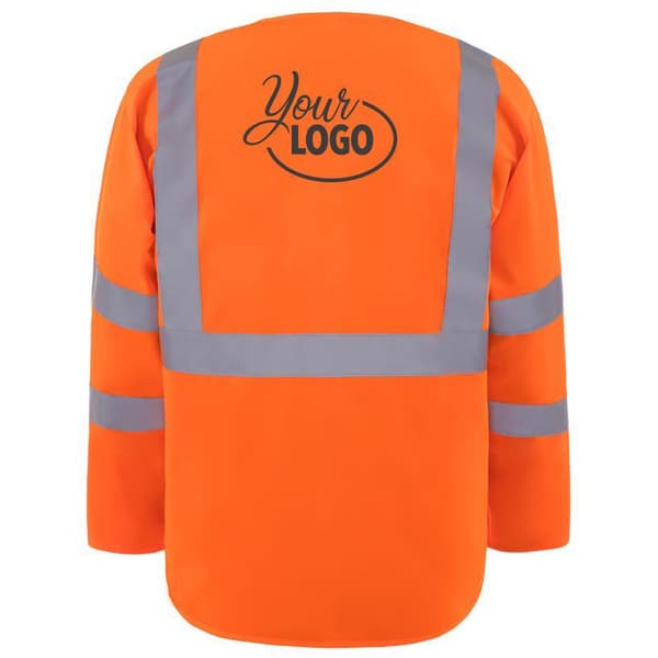 Yoko Mens Executive Hi-Vis Long Sleeve Safety Waistcoat (Pack of 2)