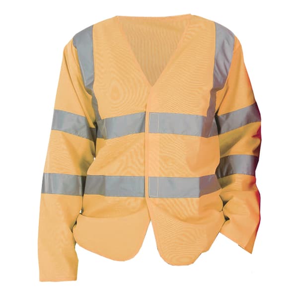 Yoko Herre Hi-Vis langærmet vest / jakke (pakke med 2)