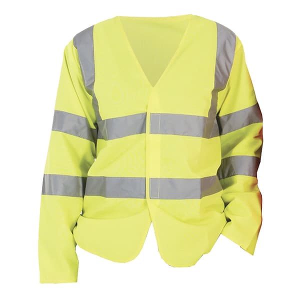 Yoko Herre Hi-Vis langærmet vest / jakke (pakke med 2)
