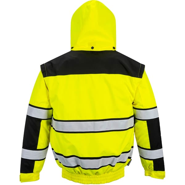 Portwest Mens High Visibility Classic All Weather Bomber Jacket