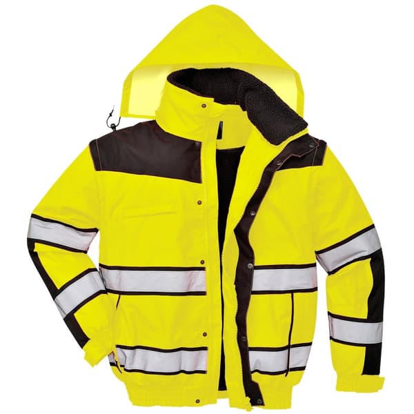 Portwest Mens High Visibility Classic All Weather Bomber Jacket
