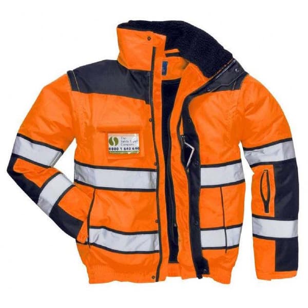 Portwest Mens High Visibility Classic All Weather Bomber Jacket