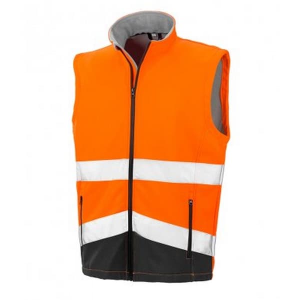 Result Adults Safe-Guard Printable Safety Soft Shell Gilet