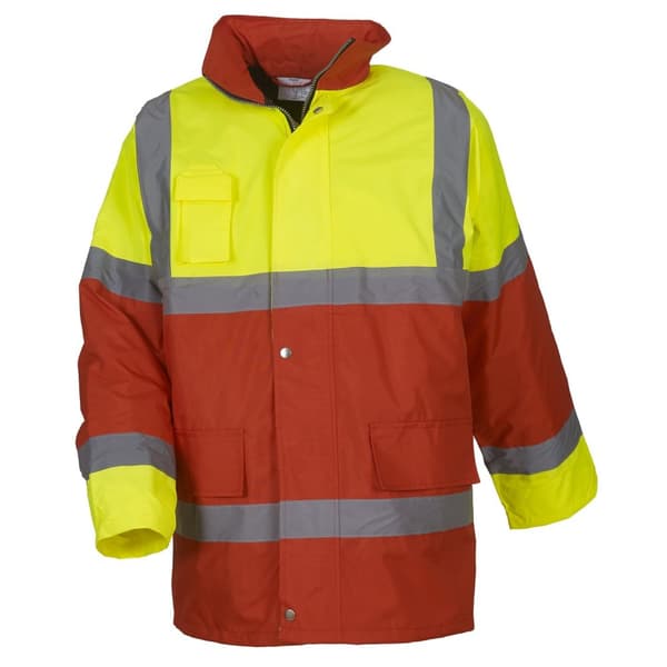 Yoko Herre Hi Vis kontrast sikkerhedsjakke
