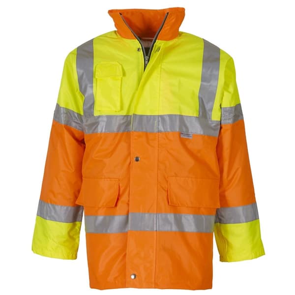Yoko Herre Hi Vis kontrast sikkerhedsjakke