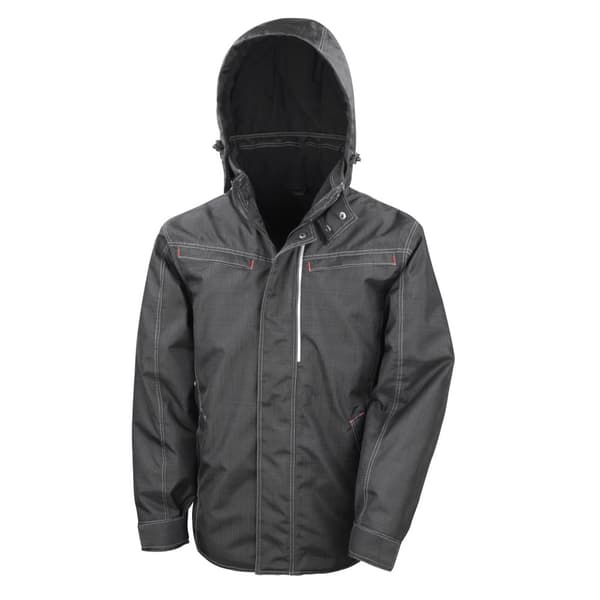 Result Mens Work-Guard Denim Texture Rugged Jacket