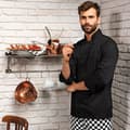 Miniatyrbilde 3 av 3: Premier Unisex Cuisine Long Sleeve Chefs Jacket