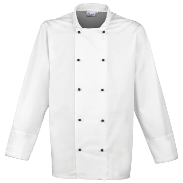 Premier Unisex Cuisine Long Sleeve Chefs Jacket