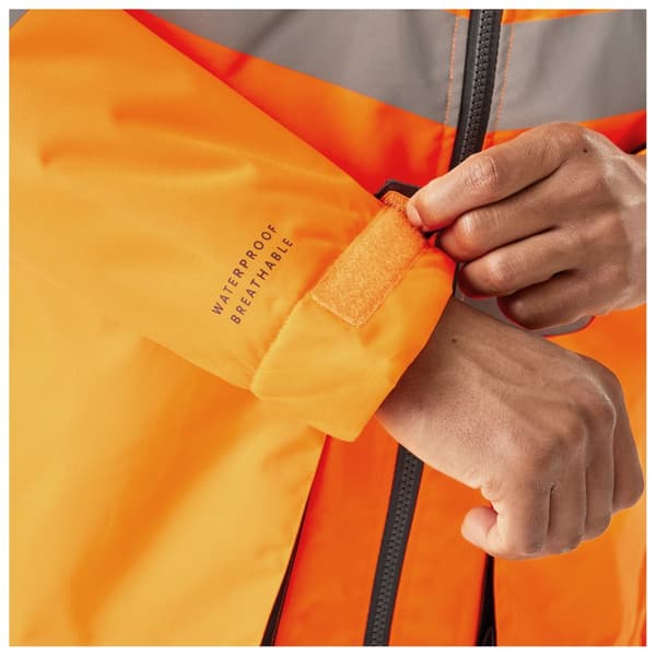 Regatta Mens Hi-Vis Waterproof Reflective Parka Jacket