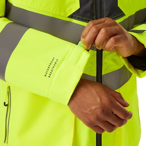 Regatta Mens Hi-Vis Waterproof Reflective Parka Jacket