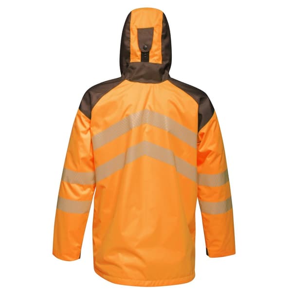 Regatta Mens Hi-Vis Waterproof Reflective Parka Jacket