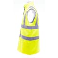 Miniatyrbild 3 av 5: Yoko Mens Workwear Hi-Vis vändbar fleeceväst/jacka