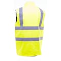 Miniatyrbild 2 av 5: Yoko Mens Workwear Hi-Vis vändbar fleeceväst/jacka