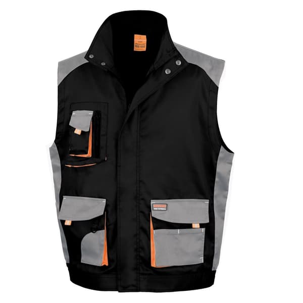 Result Herre Work-Guard Lite Workwear Gilet / Bodywarmer (åndbar og vindtæt)