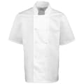 Miniatyrbilde 1 av 2: Premier Unisex Studded Front Short Sleeve Chefs Jacket