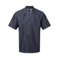 Miniatyrbilde 1 av 2: Premier Unisex Adults Chefs Zip-Close Short Sleeve Jacket