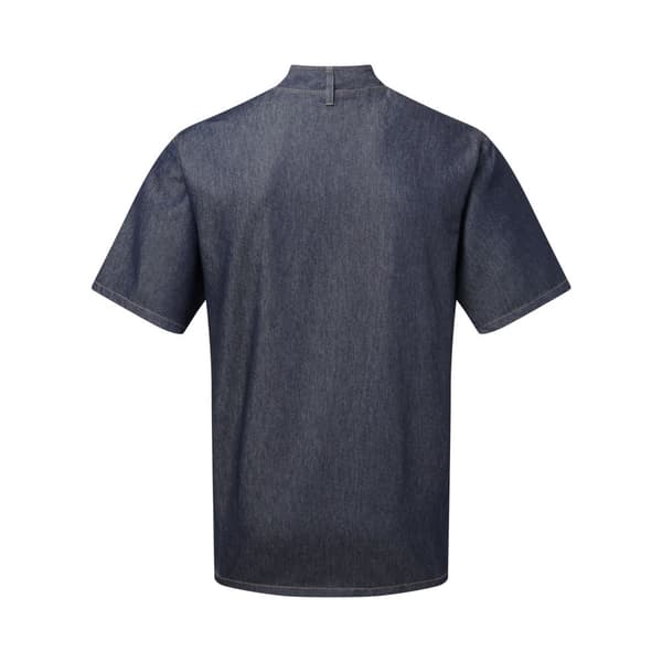 Premier Unisex Adults Chefs Zip-Close Short Sleeve Jacket