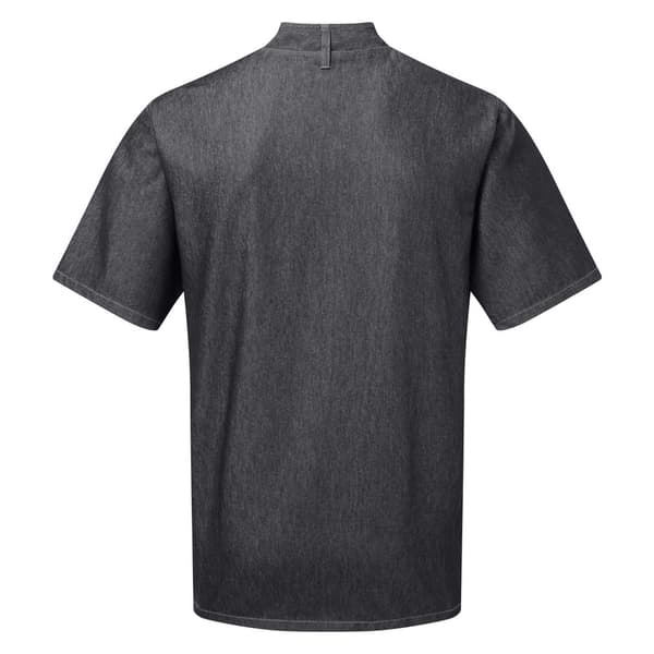Premier Unisex Adults Chefs Zip-Close Short Sleeve Jacket