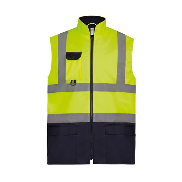 Yoko Adults Unisex Hi-Vis Padded Bodywarmer