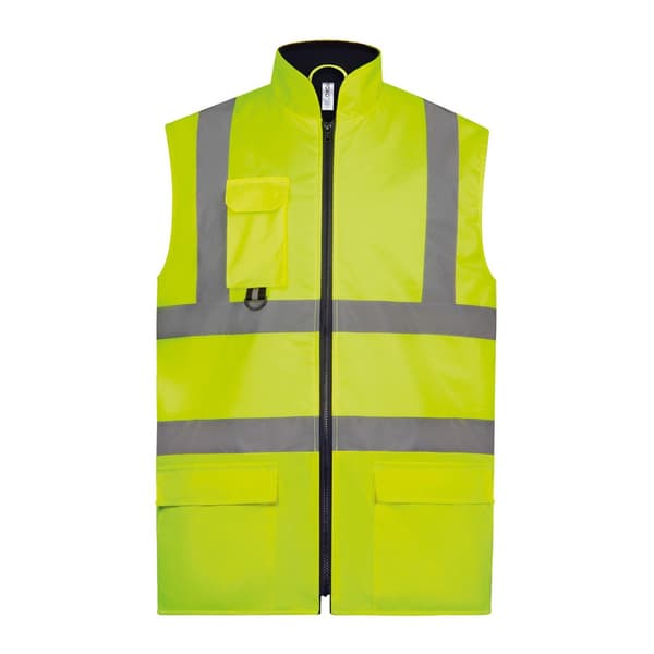 Yoko Adults Unisex Hi-Vis Padded Bodywarmer