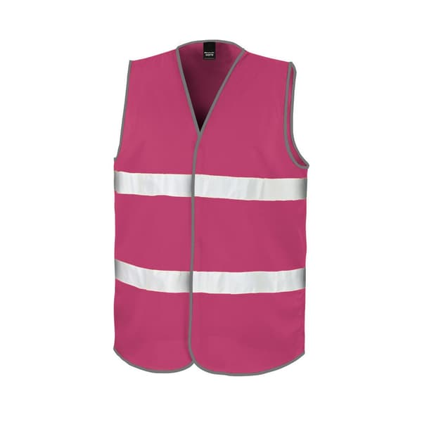 Result Vuxna Unisex Safeguard Safeguard Enhance Visibility Vest Raspberry 2X/3XL