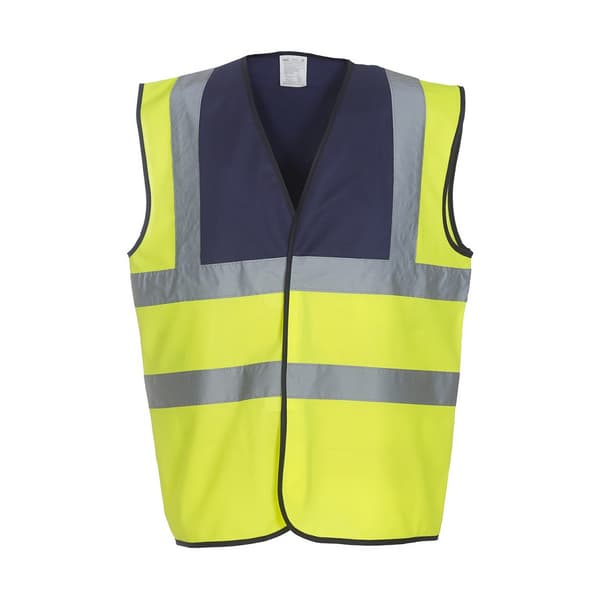 Yoko Adults Unisex Two Tone Class 1 Reflective Jacket