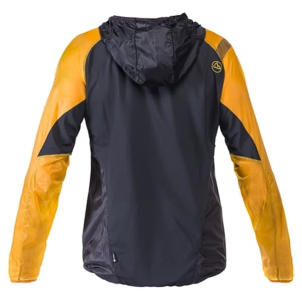 löparjacka trailrunning, LA SPORTIVA BLIZZARD WINDBREAKER JKT MENS BLACK/YELLOW