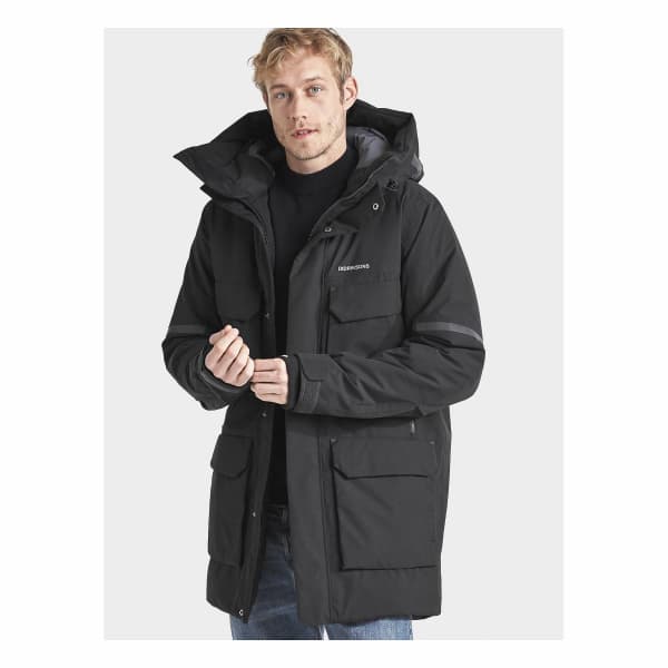 Drew Parka Black | Varm och Vindtät Herrparka