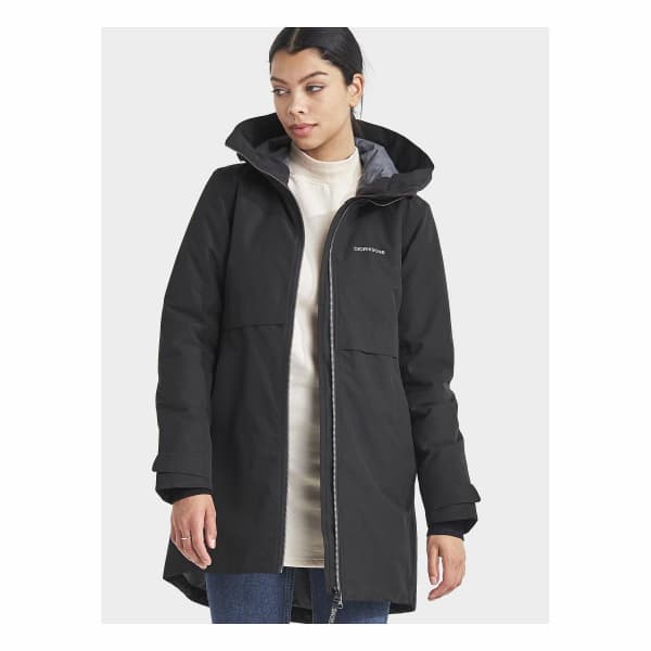 Helle Parka 3 Black | Lättfodrad för höst och vinter