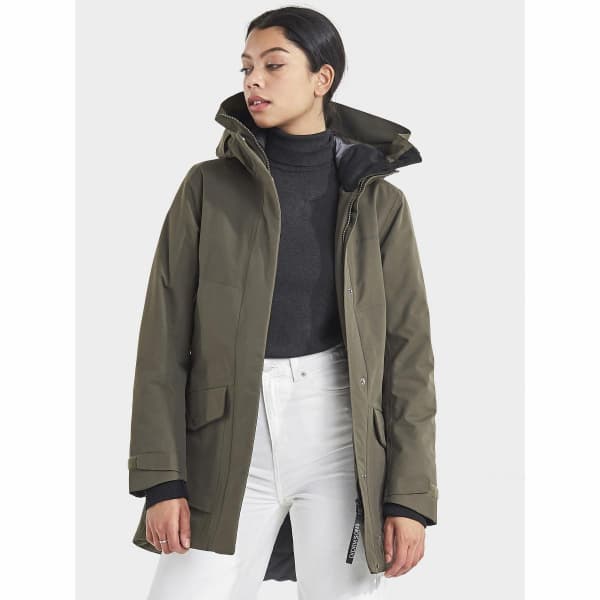 Frida Parka 4 Fog Green | Vattentät och Varm Parka