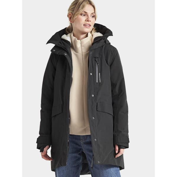 Diana Parka Black | Mycket varm och vattentät Damparka